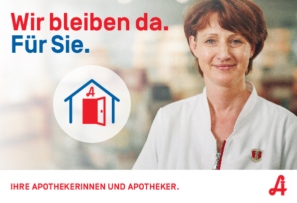 Wir bleiben da. Für Sie.